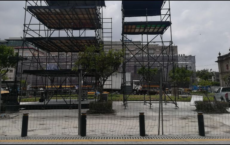 Hasta el momento se mantiene cerrado el ingreso a los transeúntes por los trabajos de adecuación. EL INFORMADOR