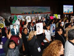 Durante el Segundo Diálogo por la Paz, familiares de las víctimas exigieron justicia y se mostraron en contra de la amnistía para los agresores. NTX / Ó. Ramírez