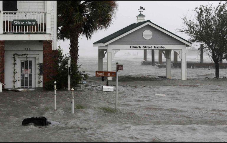El aumento en el nivel del mar más el pronóstico de lluvia durante los próximos días podrían generar una inundación catastrófica en cámara lenta. AP / T. Copeland
