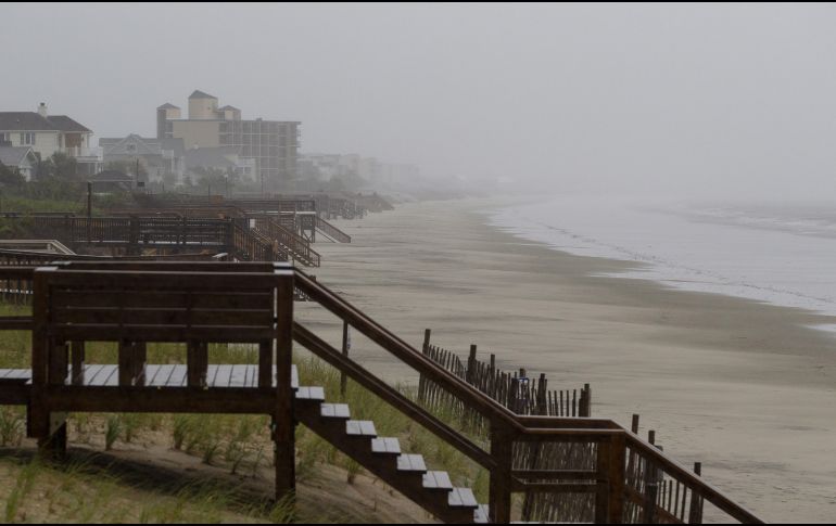 A las 17:00 hora local “Florence” avanzaba con vientos de 110 kilómetros por hora. AFP / M. Wallheiser