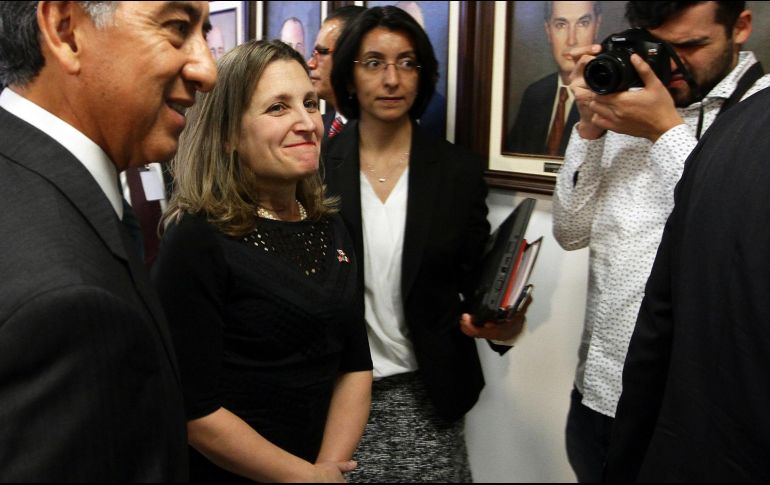  Se espera que la canciller canadiense Freeland regrese a Washington la próxima semana para continuar con la búsqueda de un entendimiento con sus contrapartes estadunidenses. NTX/ ARCHIVO