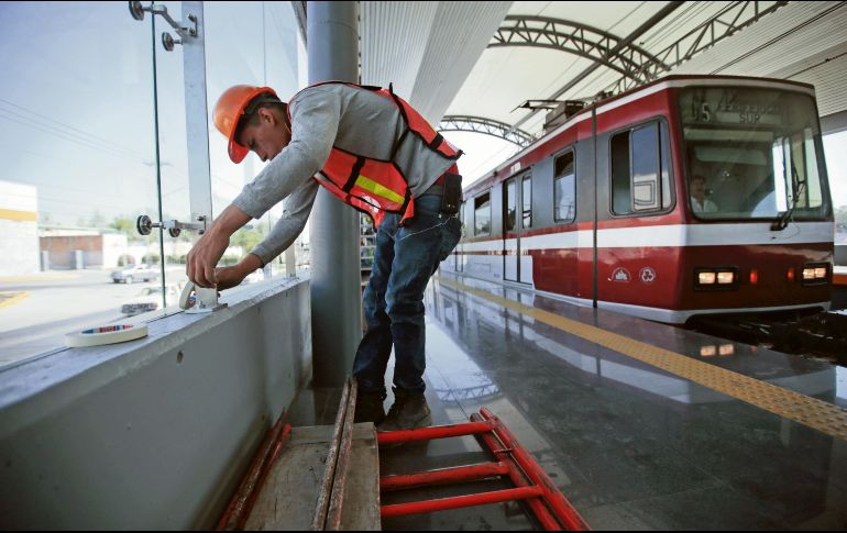 Durante las maniobras, el servicio del tren no será interrumpido. EL INFORMADOR
