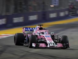 ''Checo'' poco a poco aprovecha de la mejor forma las actualizaciones que sufrió su monoplaza y espera culminar en zona de puntos desde que el equipo se renombró Racing Point. AP / C. Thian