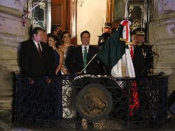 Este fue el último Grito emitido por Sandoval Díaz como gobernador de Jalisco.  EL INFORMADOR / ARCHIVO