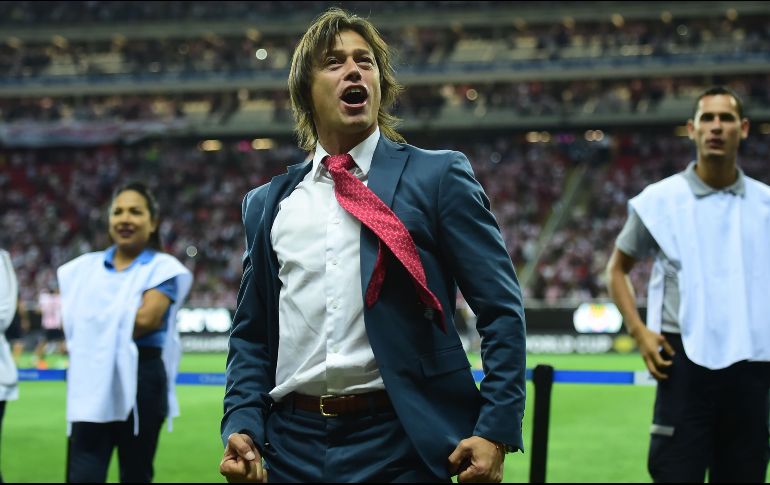 Almeyda es el segundo entrenador con más títulos en la historia de Chivas, que sólo alinea jugadores mexicanos. MEXSPORT/ARCHIVO