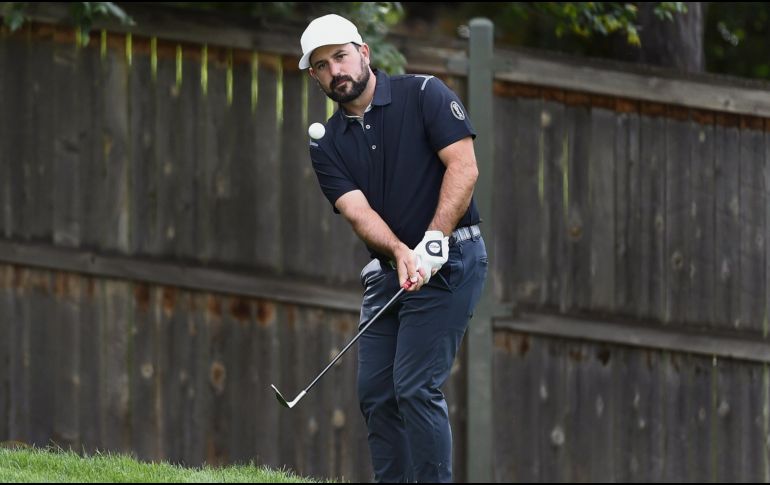 Roberto Díaz había iniciado la última ronda del Albertsons Boise Open en primer sitio; sin embargo, logró terminar el certamen dentro de los cinco mejores. AFP / S. Dykes
