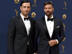 Ricky Martin llegó acompañado de su pareja Jwan Yosef. AP / J. Strauss