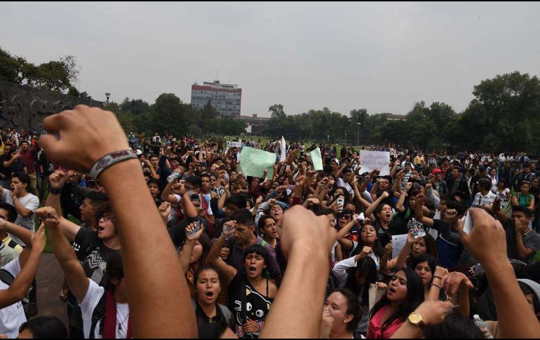 Las facultades de Filosofía y Letras y de Artes y Diseño, así como la Escuela Nacional de Trabajo Social y la Escuela Nacional Preparatoria 5 siguen en huelga. SUN/ARCHIVO