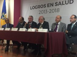 El secretario de Salud, Alfonso Petersen Farah, informó que la dependencia ha realizado obras por mil 619 millones de pesos. TWITTER / @AlfonsoPetersen