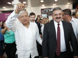 Andrés Manuel está de visita en Guadalajara, en su tercer día en el marco de la gira de agradecimiento. ESPECIAL