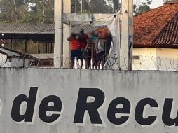 El Centro de Recuperación regional de Altamira tiene capacidad para 208 detenidos, pero alberga a 374. TWITTER/@BrasilUrgentePa