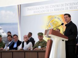 El Presidente reconoció a los militares y a todas las autoridades que participaron para que las entidades afectadas y su población se recuperaran de los sismos. NTX/PRESIDENCIA DE LA REPÚBLICA