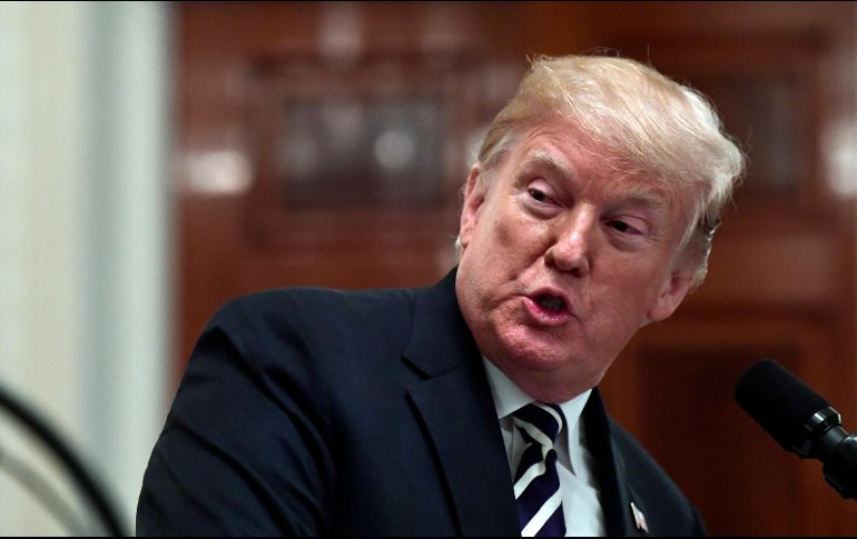 Trump acusó a Canadá de estar tomando ventaja de Estados Unidos en su relación comercial. AP/S. Walsh