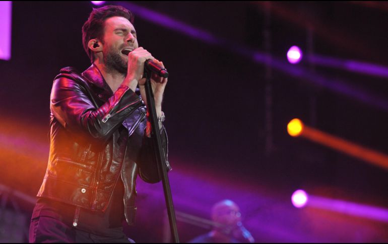 Maroon 5 podría llevar sus grandes éxitos al Mercedes-Benz Estadio en Atlanta. AP / ARCHIVO