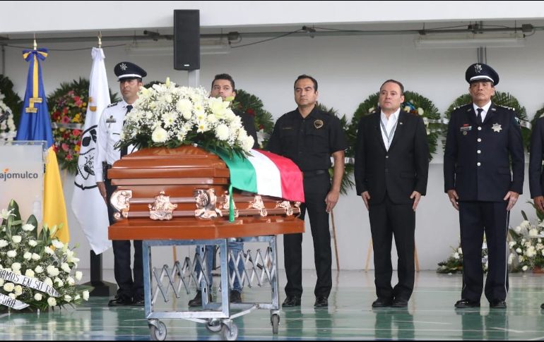 El oficial fue asesinado el pasado lunes cuando se dirigía a su casa, en el fraccionamiento Villas Terranova. ESPECIAL / Policía de Tlajomulco