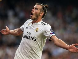 Bale celebra tras anotar al 58' el segundo gol de los merengues. EFE/R. Jiménez