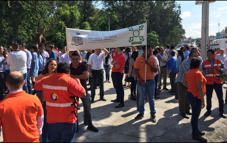 Previo a la movilización. personal de las dependencias e instituciones recibieron una capacitación en protección civil. ESPECIAL