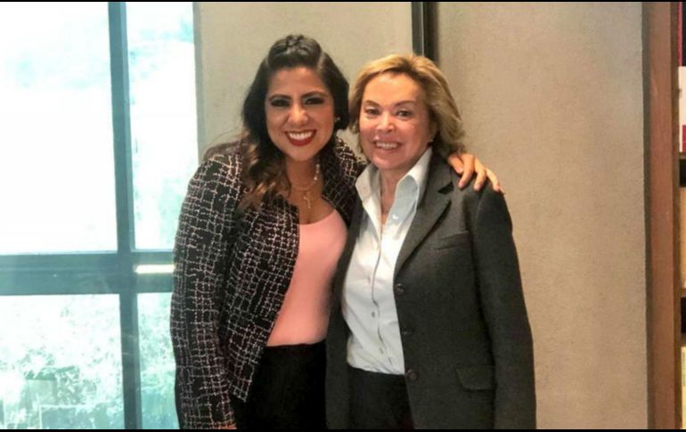 La fotografía la sube a su cuenta de Twitter Lorena Piñón Rivera con el mensaje 