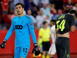 El Standard paga cara su visita al Sánchez-Pizjuán. EFE/J. Muñoz