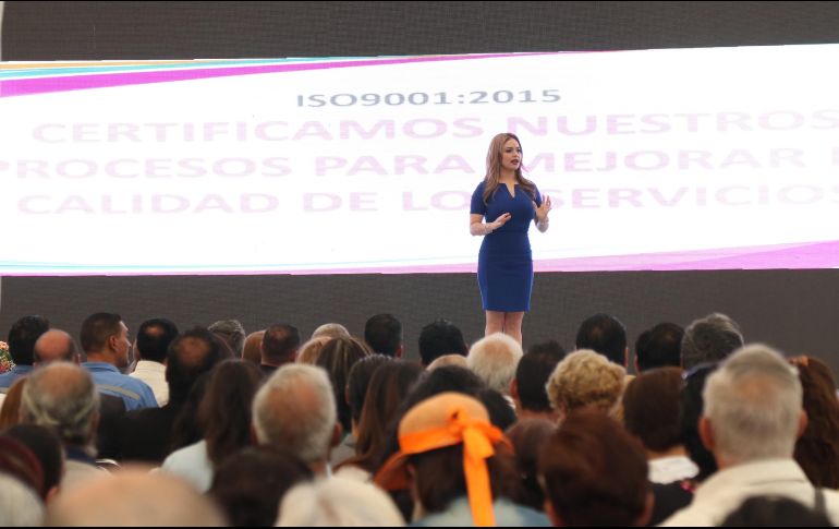 González de Uribe dijo que se obtuvieron resultados positivos en el avance para el sistema DIF y eso le otorgó satisfacción. ESPECIAL