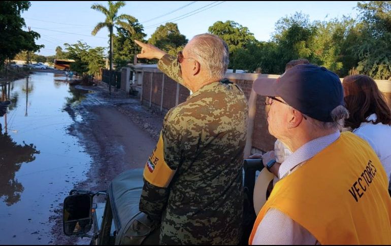 Este fin de semana, autoridades de los tres niveles de gobierno visitaron las comunidades de Tabelojeca; Bacorehuis, Poblado 6, Chihuahuita, La Cuchilla, Olas Altas, Bagojo, a quienes se les brindó atención inmediata. TWITTER / @S_Cienfuegos_Z