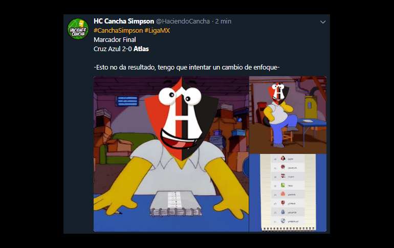 Los memes de la derrota de Atlas contra el superlíder Cruz Azul