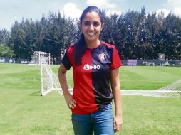 Andrea García dice que la buena racha que ha tejido el cuadro de las rojinegras las motiva a buscar un resultado favorable mañana. EL INFORMADOR / J. Robles