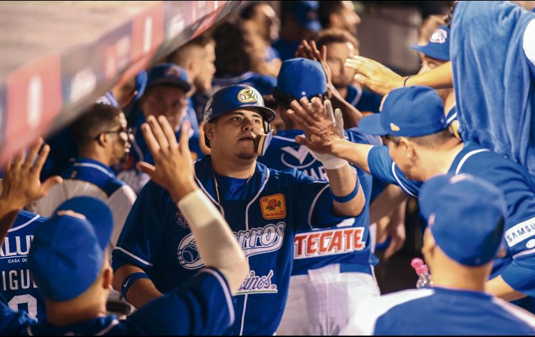 Con la franela de los Charros, Japhet Amador ha logrado conectar 40 cuadrangulares a lo largo de cuatro campañas. EL INFORMADOR / F. Atilano