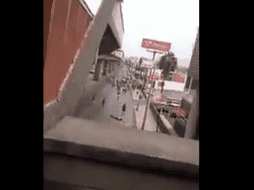 Se reporta que el aficionado está herido de gravedad. TWITTER / @RafaDato2