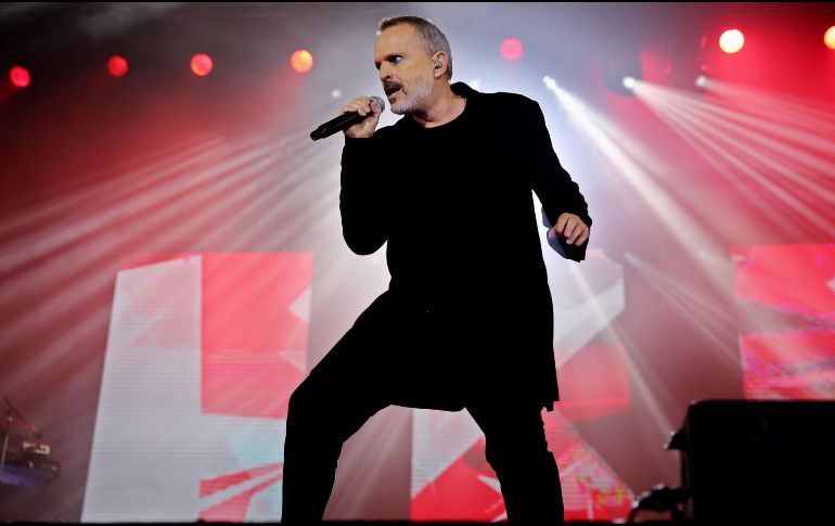 Miguel Bosé se encuentra de gira por Colombia. EFE / L. Muñoz