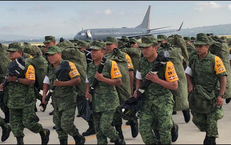 El Ejército desplegó 784 efectivos militares en los municipios de Cajeme, Navojoa y Huatabampo. NOTIMEX/Archivo