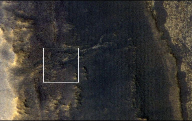 La fotografía, captada con una cámara de alta resolución HiRISE, ha provocado el optimismo en la NASA. ESPECIAL