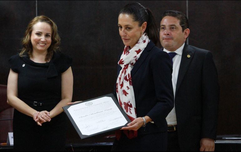 Sheinbaum dio a conocer una lista de 30 proyectos prioritarios en materia de seguridad, movilidad, salud e igualdad de género. NTX/F. Estrada