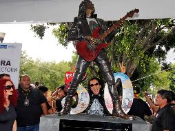 Señalan que la estatua fue financiada por la iniciativa privada a través del Comité Ciudadano Promotor de Artistas. SUN / O. Contreras