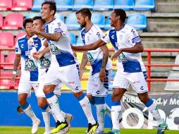El jugador de Pachuca José Leonardo Ulloa brilló ante los chiapanecos con un hat-trick. TWITTER / @CopaMX