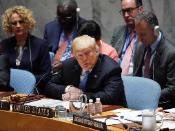 El presidente Trump volvió a amenazar a Irán con nuevas sanciones “más fuertes que nunca” durante la Asamblea General de la ONU. AFP / D. Emmert