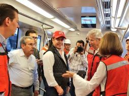 El funcionario federal estuvo acompañado del gobernador, Aristóteles Sandoval. EL INFORMADOR / I. Martínez