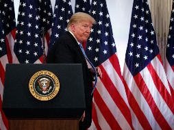 Trump también alegó hoy que su predecesor, Barack Obama, estaba 