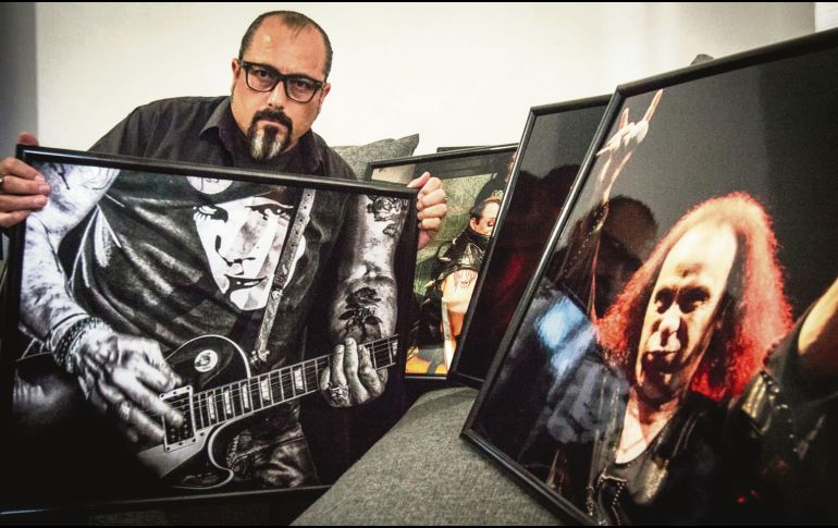 El fotógrafo prepara el libro “Photo & Metal”. EL INFORMADOR / A. García