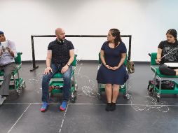 La puesta en escena se sitúa en una sala de quimioterapia, donde los personajes charlan sobre sus ilusiones. CORTESÍA