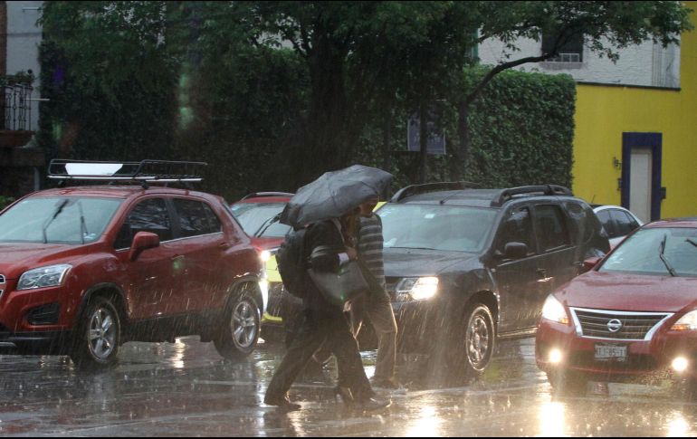 La lluvia de esta mañana ha dejado inundaciones en casas habitación, árboles caídos y vehículos varados. NTX / ARCHIVO