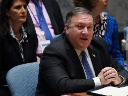 Pompeo insistió en los anuncios 