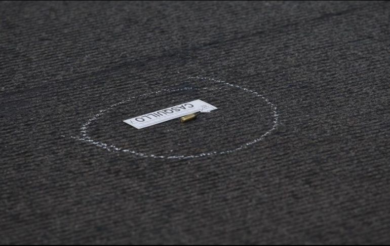 En el sitio quedaron al menos tres cascajos detonados desde algún arma corta. EL INFORMADOR / ARCHIVO