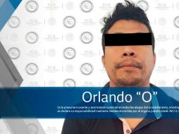 El sujeto fue capturado en inmediaciones de un domicilio ubicado en el municipio de Acatlán de Osorio, Puebla. ESPECIAL/PGR