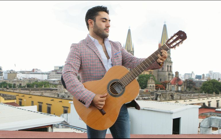 Listo para dejar huella con su propuesta sonora. EL INFORMADOR / E. Barrera