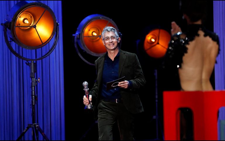 El presidente del jurado oficial, Alexander Payne, durante la gala de clausura de la 66 edición del Festival Internacional de Cine de San Sebastián. EFE/J. Etxezarreta