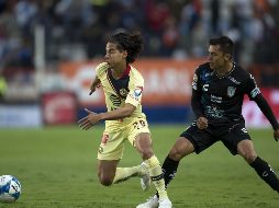 Lainez (I) ya se perdió el compromiso de la jornada 10 ante Puebla. MEXSPORT/ARCHIVO