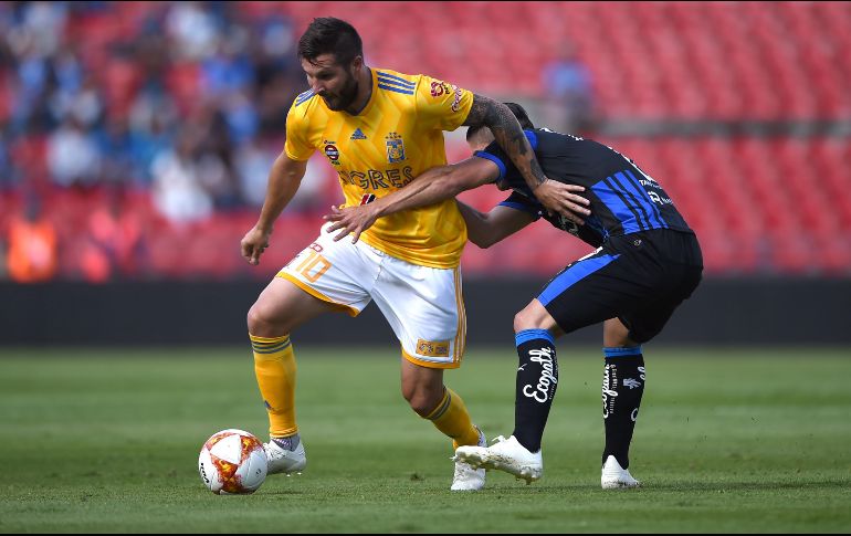 Gignac llegó a ocho goles y se puso delante en la lista de anotadores en este torneo. MEXSPORT/I. Ortiz