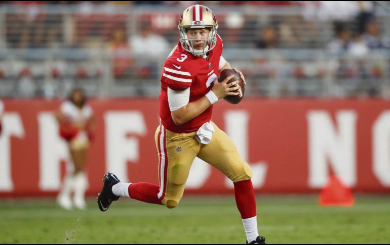 Beathard será el titular de San Francisco el resto del año por la lesión de Garoppolo. AFP