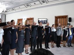 El Ayuntamiento de Guadalajara 2018-2021 está conformado por el alcalde, diez regidores de Movimiento Ciudadano, cuatro de Morena, dos del PRI y uno del PAN. TWITTER/ @ITEIJal